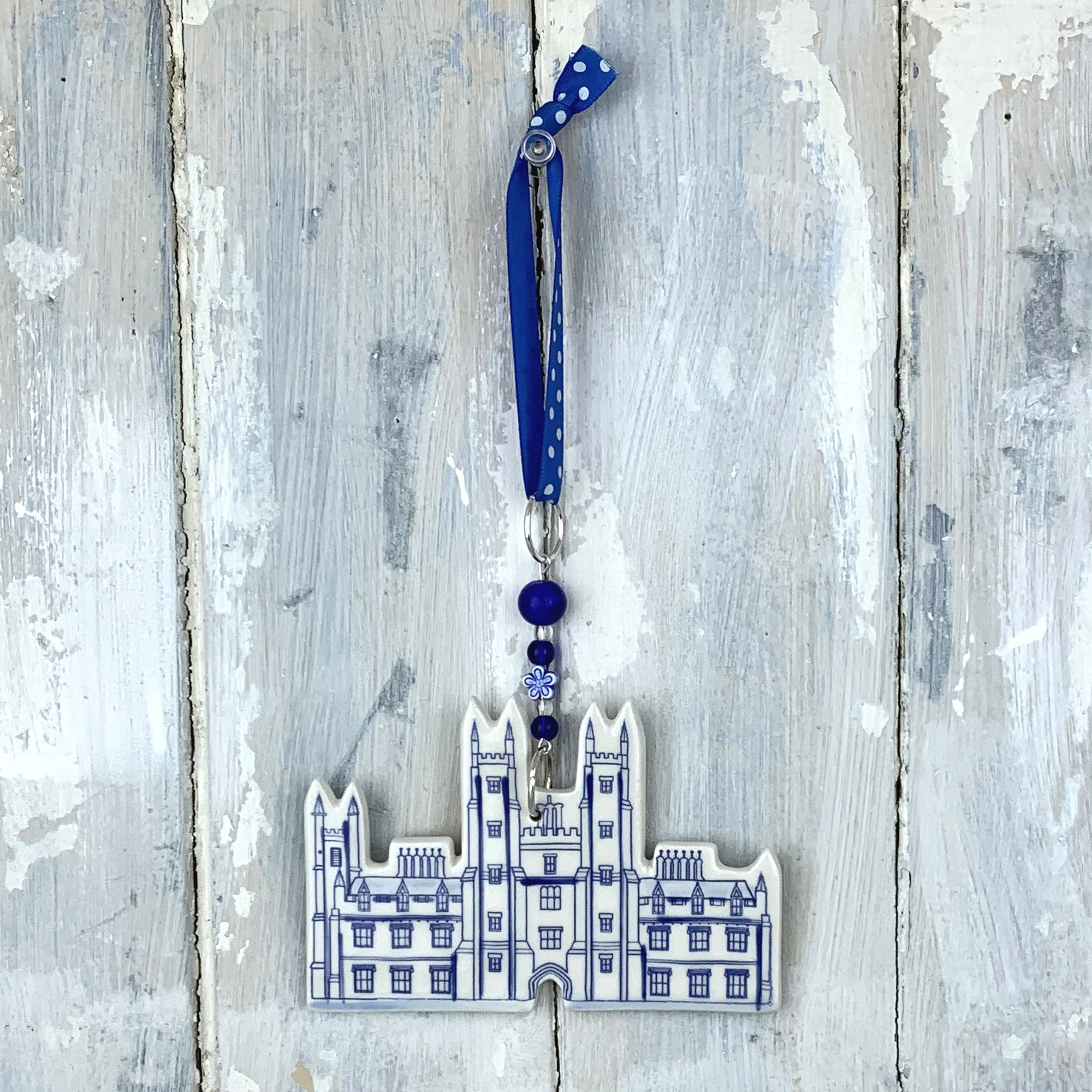 New College, Edinburgh — handmade ceramic decoration