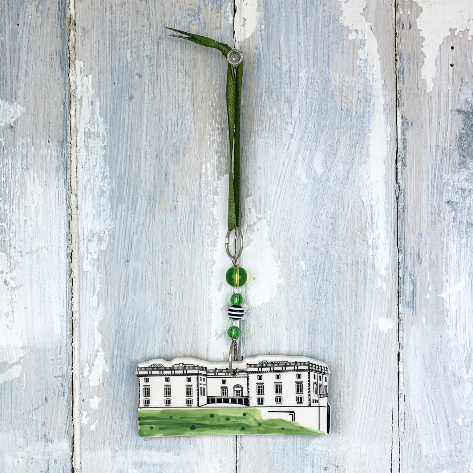 Nottingham Castle Ducal Palace — handmade ceramic decoration
