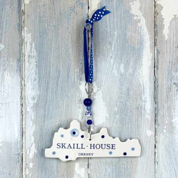 Blue Skaill House hanging decoration - Image 3