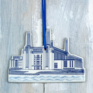 Blue Battersea hanging decoration