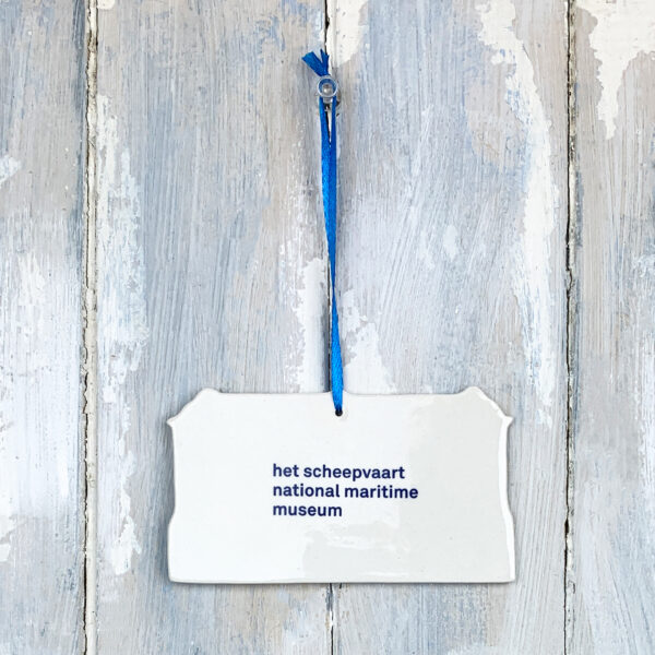 Blue Het Scheepvaartmuseum National Maritime Museum Amsterdam hanging decoration - Image 3