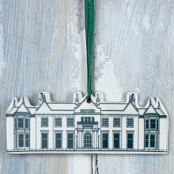 Teal Raasay House hanging decoration