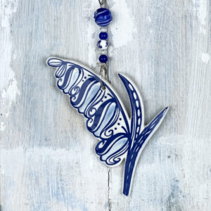 Blue Bluebell decoration. Handmade in the UK