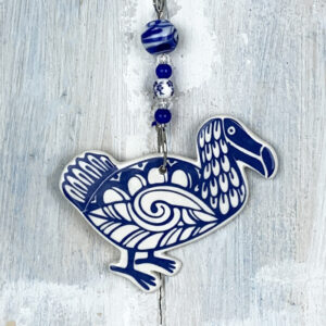 Blue Dodo decoration. Handmade in the UK